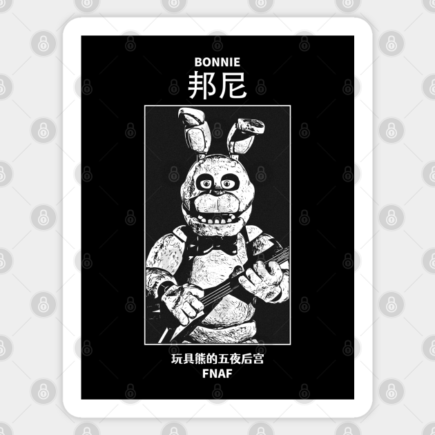 Bonnie FNAF Fnaf Sticker TeePublic